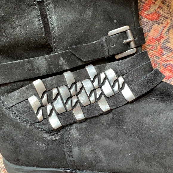 Steven by Steve Madden Black Moto Booties - Picture 3 of 5